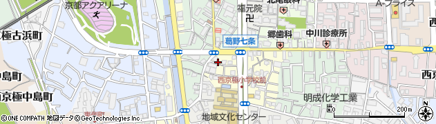 京都府京都市右京区西京極南方町6周辺の地図