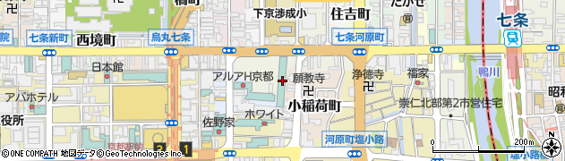 京都府京都市下京区材木町491周辺の地図