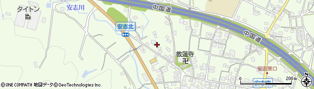 兵庫県姫路市安富町安志520周辺の地図