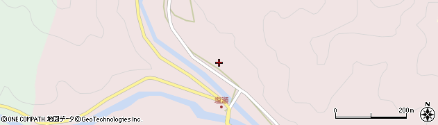 愛知県新城市塩瀬（中島）周辺の地図