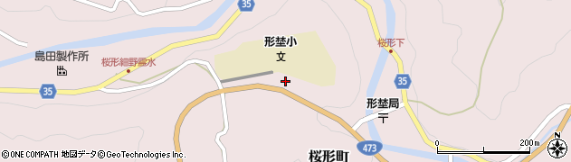 愛知県岡崎市桜形町（惣玉）周辺の地図