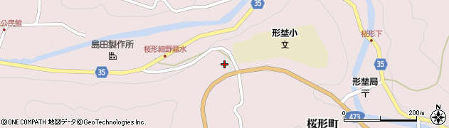 愛知県岡崎市桜形町細野坂上周辺の地図