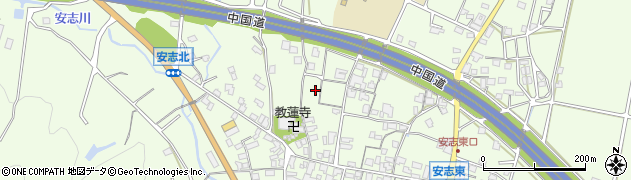 兵庫県姫路市安富町安志290周辺の地図