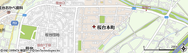 三重県四日市市桜台本町周辺の地図