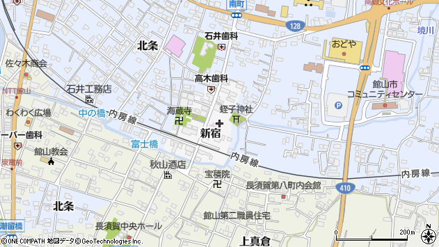 〒294-0046 千葉県館山市新宿の地図