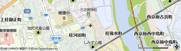 京都府京都市西京区桂河田町121周辺の地図