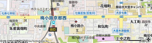 京都鉄道博物館周辺の地図