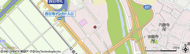 三重県四日市市高角町2820周辺の地図