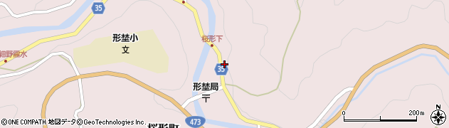 愛知県岡崎市桜形町（中門）周辺の地図