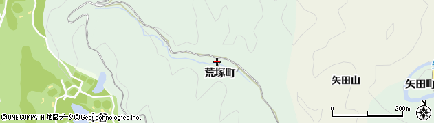 京都府亀岡市荒塚町（分山）周辺の地図