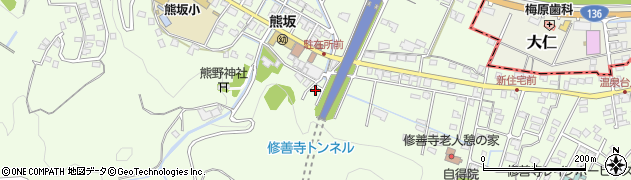 静岡県伊豆市熊坂262周辺の地図