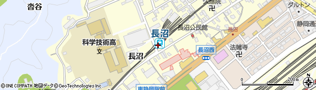 長沼駅周辺の地図