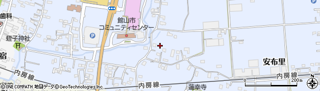 千葉県館山市安布里68周辺の地図