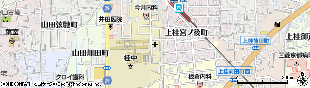 京都府京都市西京区上桂森上町4周辺の地図