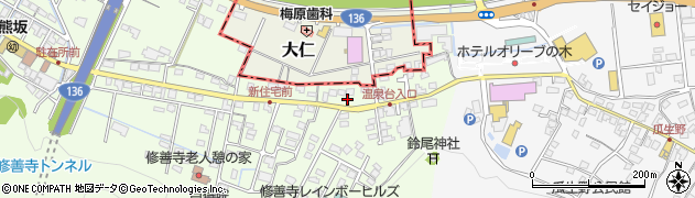 静岡県伊豆市熊坂38周辺の地図