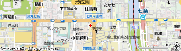 京都府京都市下京区材木町469周辺の地図