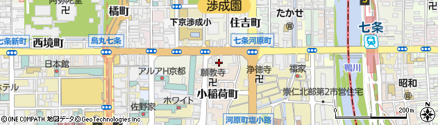 京都府京都市下京区材木町479周辺の地図