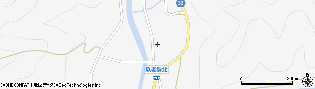 愛知県新城市玖老勢（前）周辺の地図