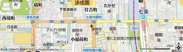 京都府京都市下京区材木町469-11周辺の地図