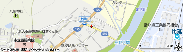 上戸田周辺の地図
