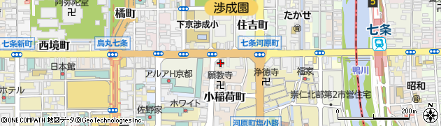 京都府京都市下京区材木町483周辺の地図