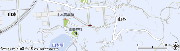 千葉県館山市山本周辺の地図