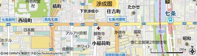 京都府京都市下京区材木町485周辺の地図