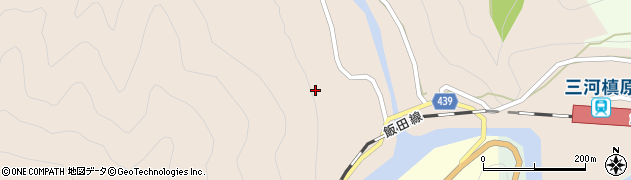 愛知県新城市豊岡（南平）周辺の地図