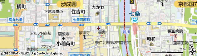 京都府京都市下京区新日吉町138周辺の地図