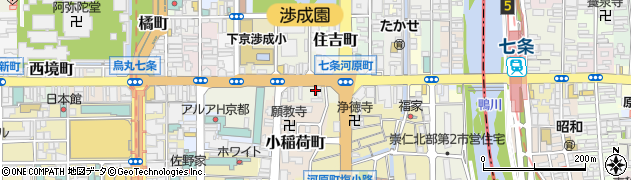 京都府京都市下京区材木町471周辺の地図