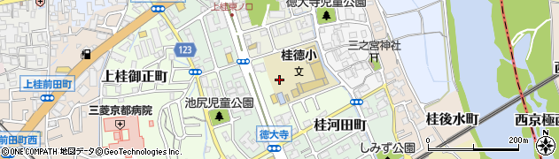 京都府京都市西京区桂徳大寺南町周辺の地図