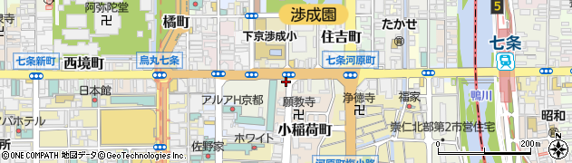 京都府京都市下京区材木町487周辺の地図