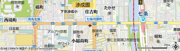 京都府京都市下京区材木町505-31周辺の地図