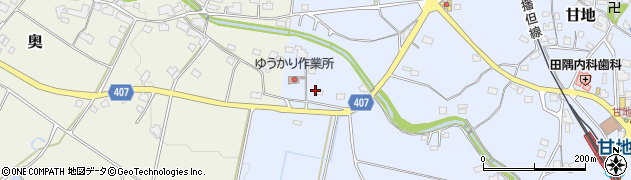 兵庫県神崎郡市川町甘地548周辺の地図