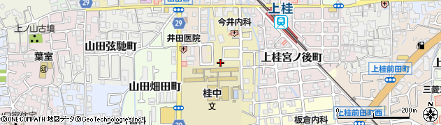 京都府京都市西京区上桂森上町11-57周辺の地図