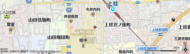 京都府京都市西京区上桂森上町11-32周辺の地図