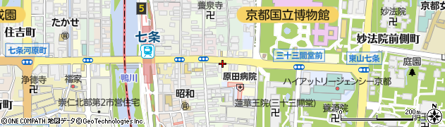 京都府京都市東山区西之門町周辺の地図
