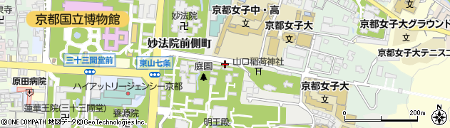 株式会社ダスキン京女周辺の地図