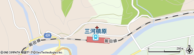 愛知県新城市豊岡（ドウデイ）周辺の地図