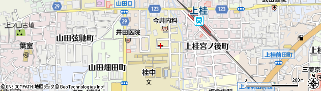 京都府京都市西京区上桂森上町11周辺の地図