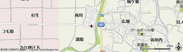 京都府亀岡市曽我部町寺（西川）周辺の地図