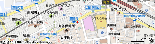愛知県刈谷市若松町2丁目2周辺の地図