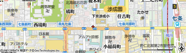 京都府京都市下京区材木町499周辺の地図