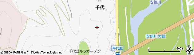 静岡県静岡市葵区千代周辺の地図