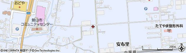 千葉県館山市安布里154周辺の地図
