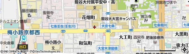 株式会社コロナ　七条店周辺の地図