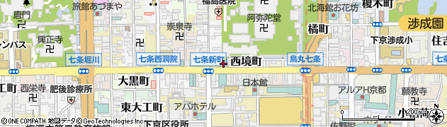京都府京都市下京区新シ町139周辺の地図