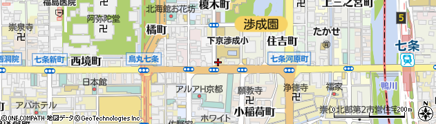 京都府京都市下京区材木町497周辺の地図