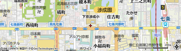 京都府京都市下京区材木町488周辺の地図