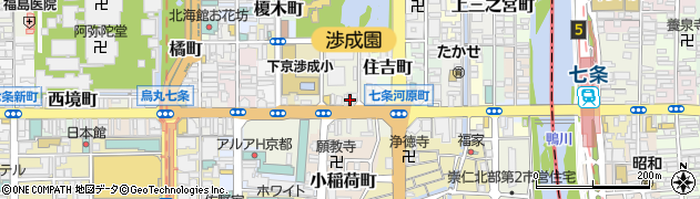 京都府京都市下京区材木町476周辺の地図